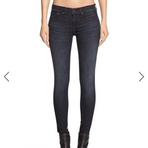 Rag & Bone Mid-Rise Skinny Jeans Size 26